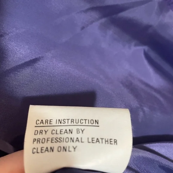 Vintage Learsi Genuine Purple Leather Jacket 80’s-90’s, Size Medium Unisex
